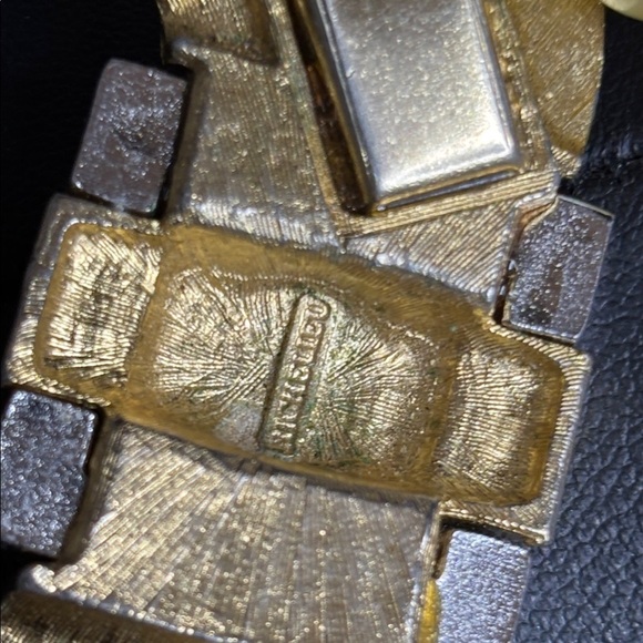 Vintage RICHELIEU Faux Pearl Double Strand and Gold Tone Bracelet - Picture 5 of 9